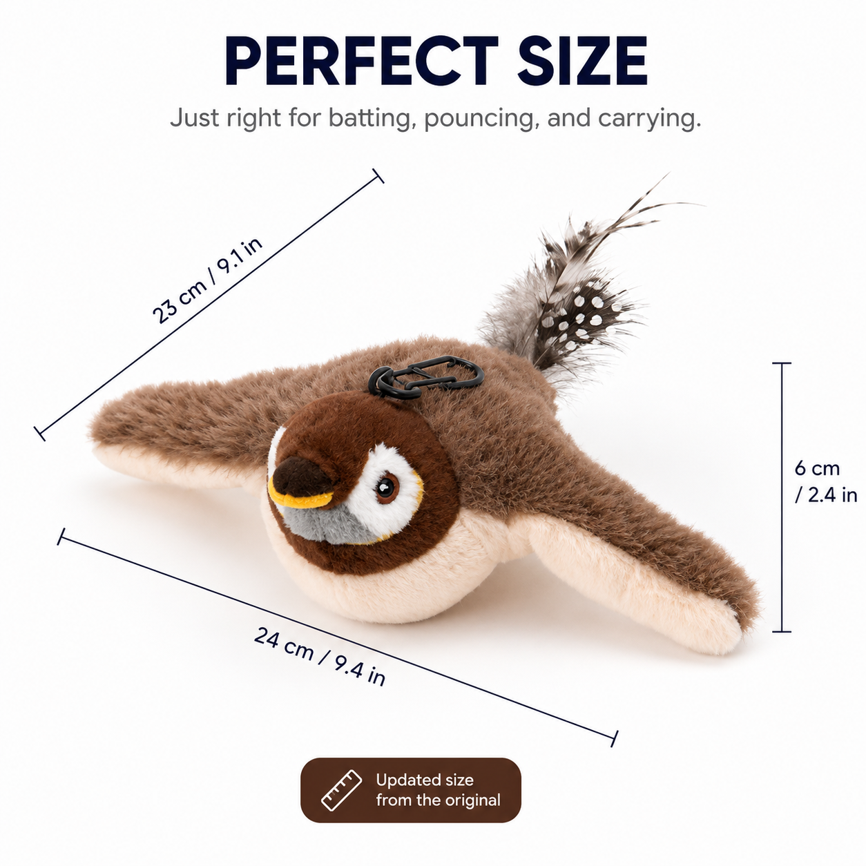USB Rechargeable Interactive Bird Cat Toy | Wuvpets