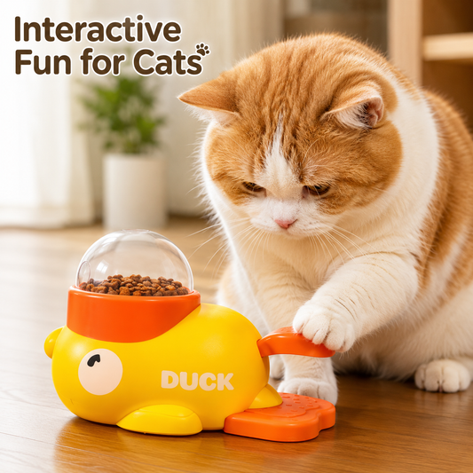 Duck-Shape Slow Feeder Snack Bowl | Wuvpets