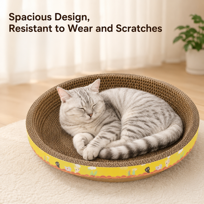 Corrugated Cardboard Cat Scratcher — Furniture Saver | Wuvpets