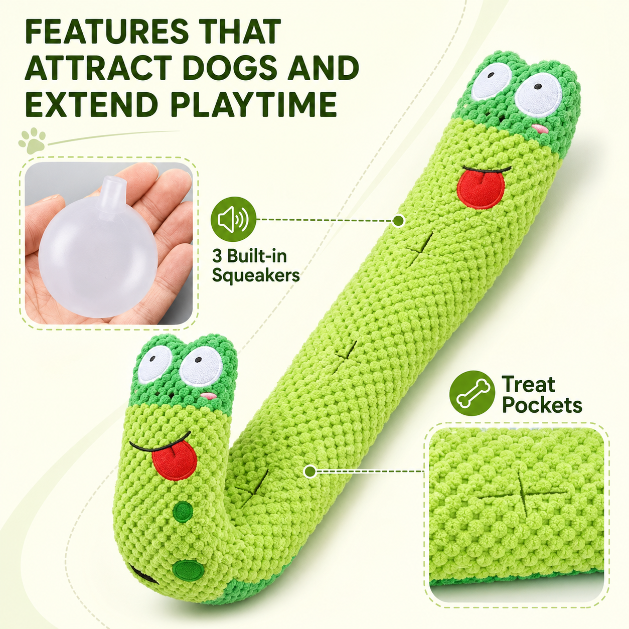 Interactive Squeaky Puzzle Toy for Dogs | Wuvpets