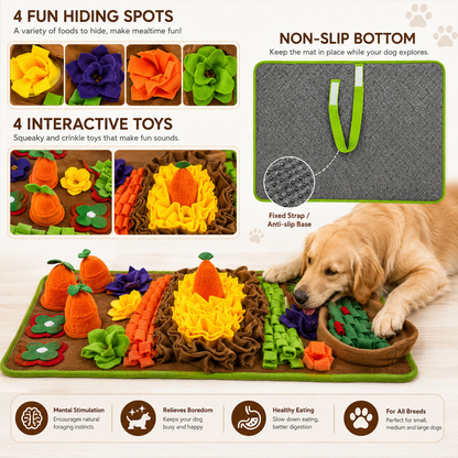 Snuffle Mat Slow-Feeder for Dogs | Wuvpets