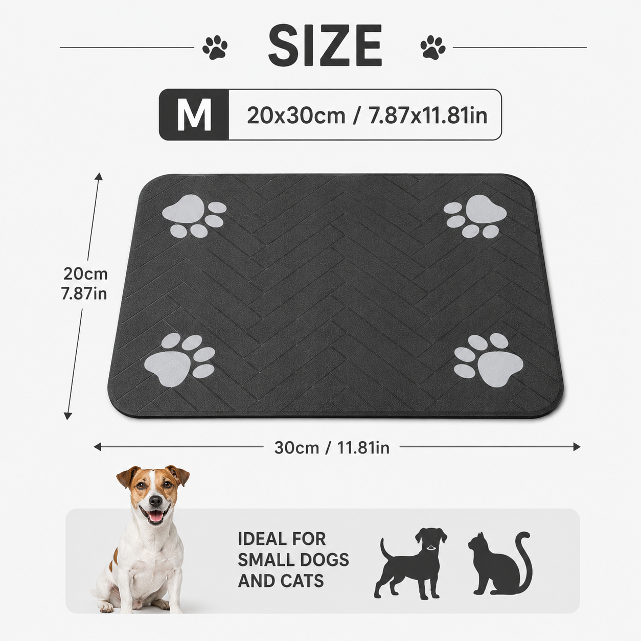 Non-Slip Water-Absorbent Pet Mat | Wuvpets