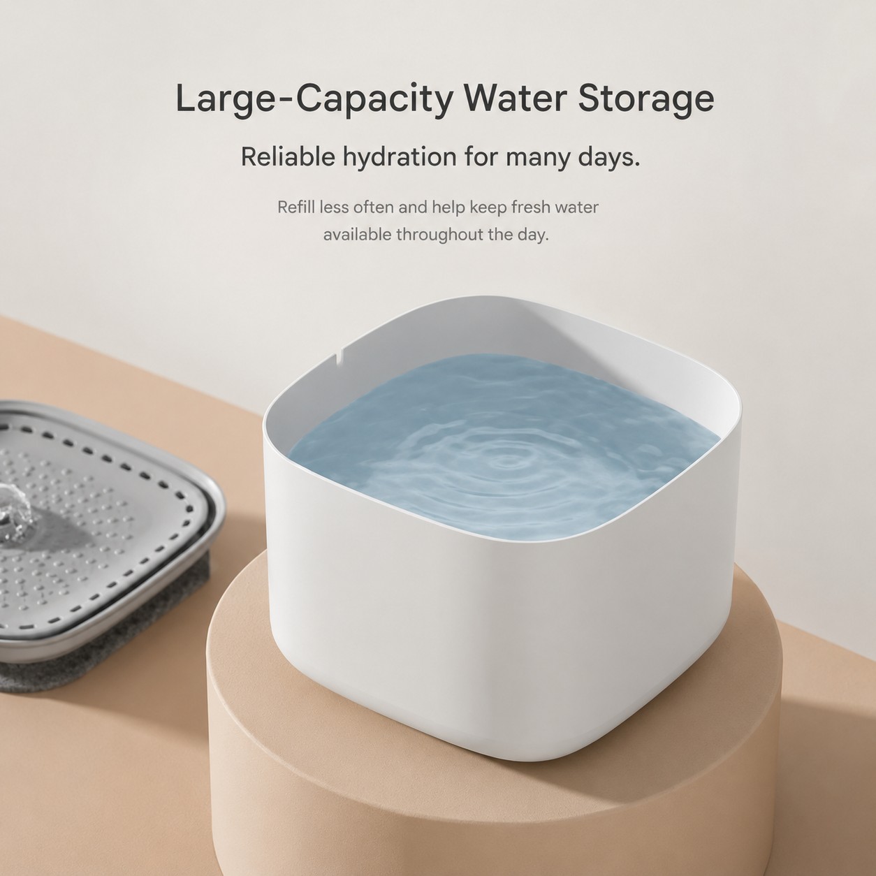 Silent Automatic Cat Water Fountain 3L with USB Filter | Wuvpets