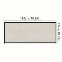 180 cm x 72 cm